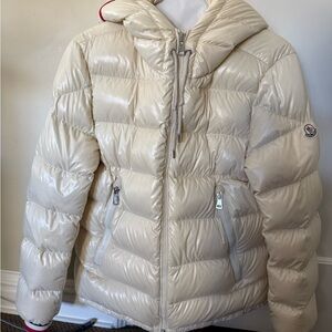 Moncler Ivory Men's ALBERIC GIUBBOTTO Puffer Jacket Size 3